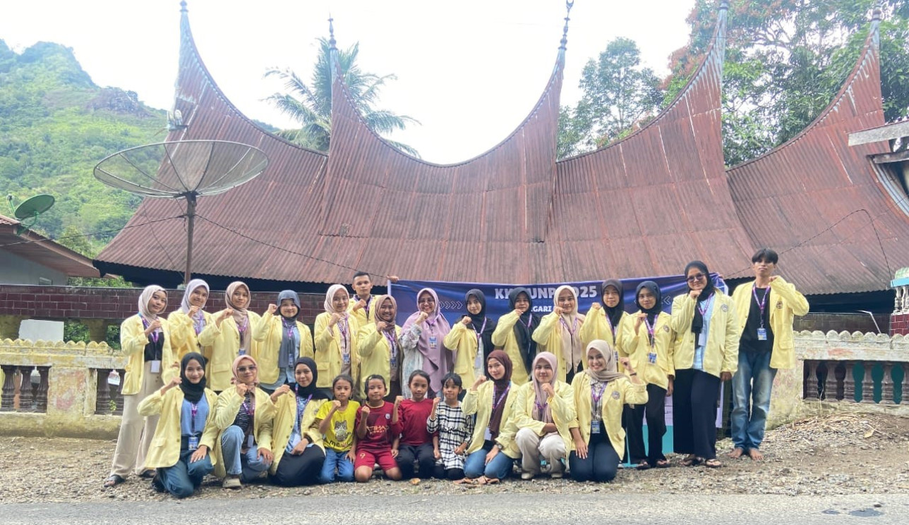 Pengantaran mahasiswa KKN UNP periode Juli Desember ke Nagari Kurai. Kab. 50 Kota. DPL: Mita Domi Fella Henanggil, M.Pd. (17/06/2025)