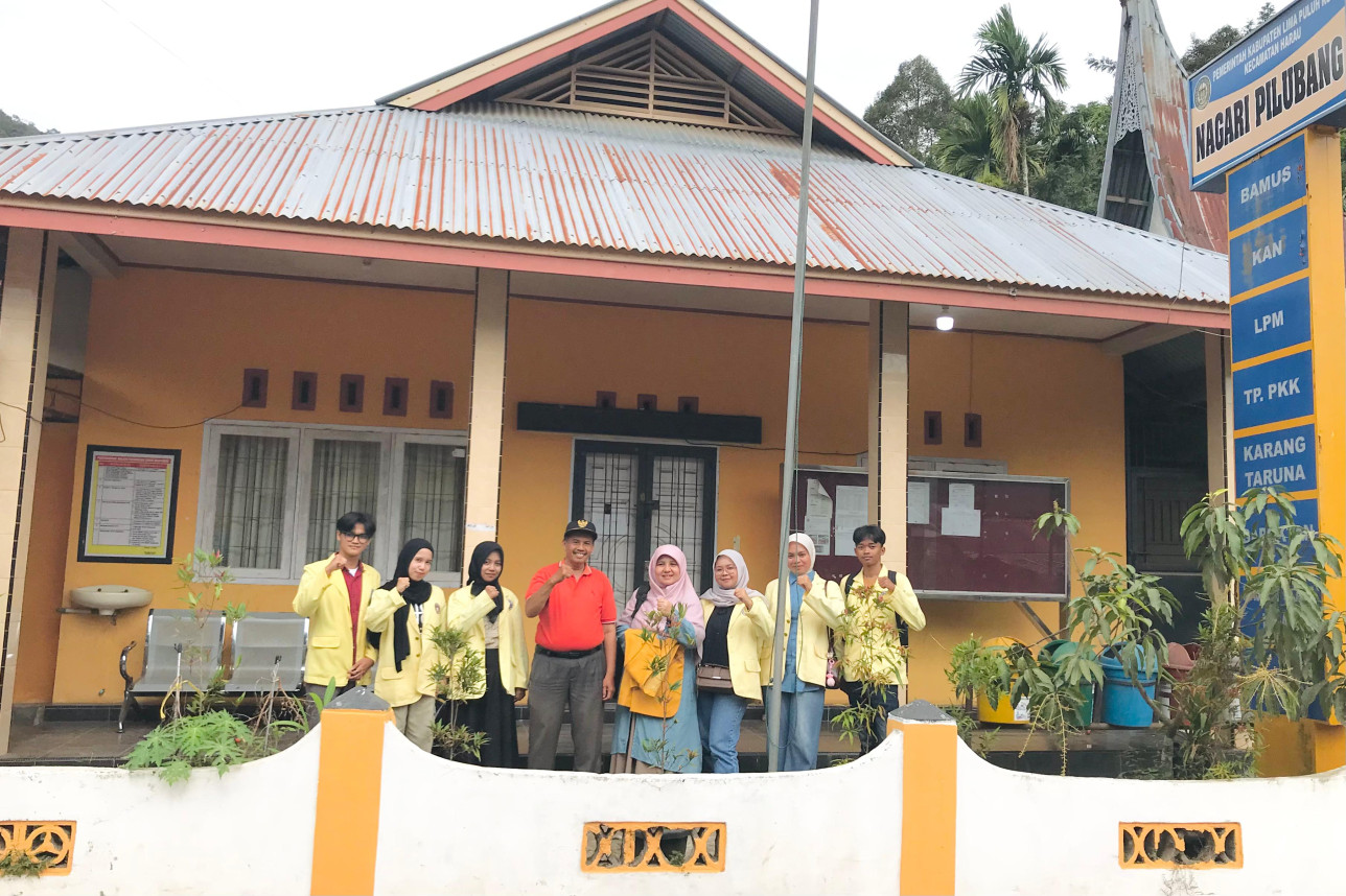 Survey KKN periode Juli Desember di Nagari Pilubang Harau Kab. 50 Kota. PBL:  Dr. Hendra Hidayat (29/05/2025)