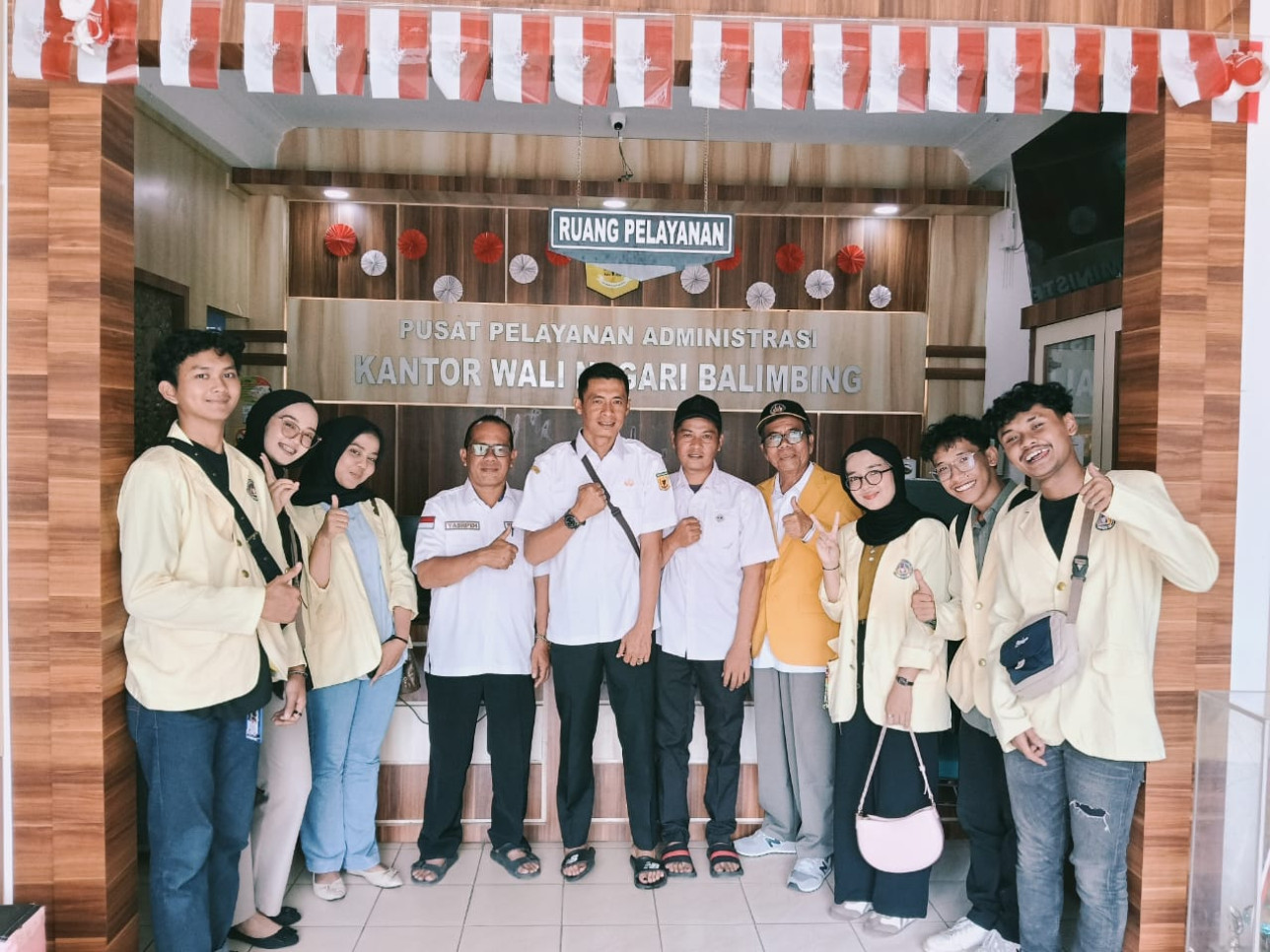 Survey lokasi KKN UNP Januari-Juni 2026 di Nagari Balimbing, Kab. Tanah Datar. DPL: Almasri. (05/01/2026)