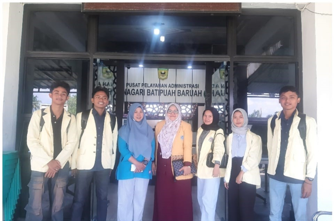Survey Lokasi KKN periode Juli Desember di Nagari Batipuah Baruah Kab. Tanah Datar. DPL: Dr. Nurfarhanah, S.Pd., M.Pd., Kons. (13/06/2025)