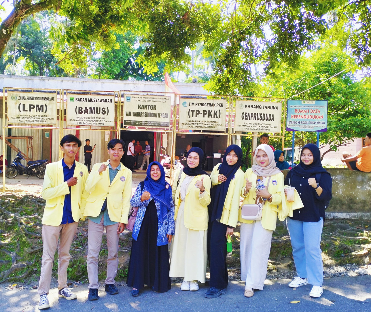 Survey KKN priode Juli Desember di Sikucur Tengah Kab. Padang Pariaman. DPL: Prof. Dr. Rakimahwati, M.Pd. (02/06/2025)