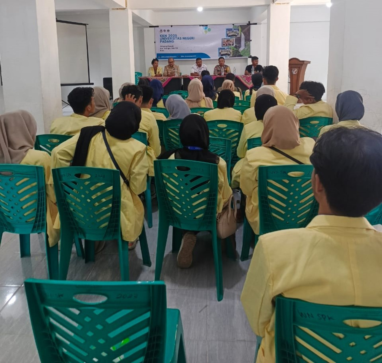 Pengantaran mahasiswa KKN UNP periode Juli Desember ke Nagari Simpang Kapuk, Kab. 50 Kota. DPL:  Edi Saputra, S.Pd.,M.Pd. (17/06/2025)