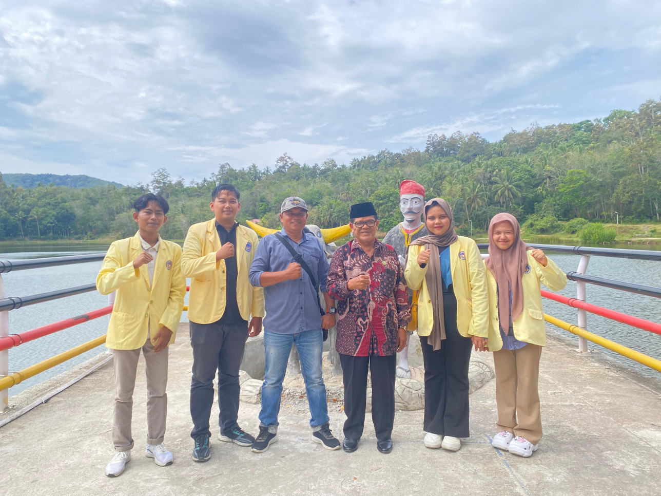 Survey lokasi KKN periode Juli Desember di Nagari Atar Kab. Tanah Datar. DPL: Prof. Drs. Syafri Ahmad, S.Pd., M.Pd., Ph.D (01/06/2025)
