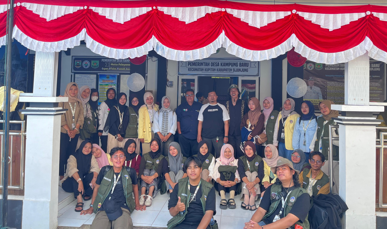 Penjemputan KKN UNP Juli-Desember di Nagari Kampung Baru, Kab. Sijunjung. DPL: Rio Anshari, S.Pd., M.Si. (17/07/2025)