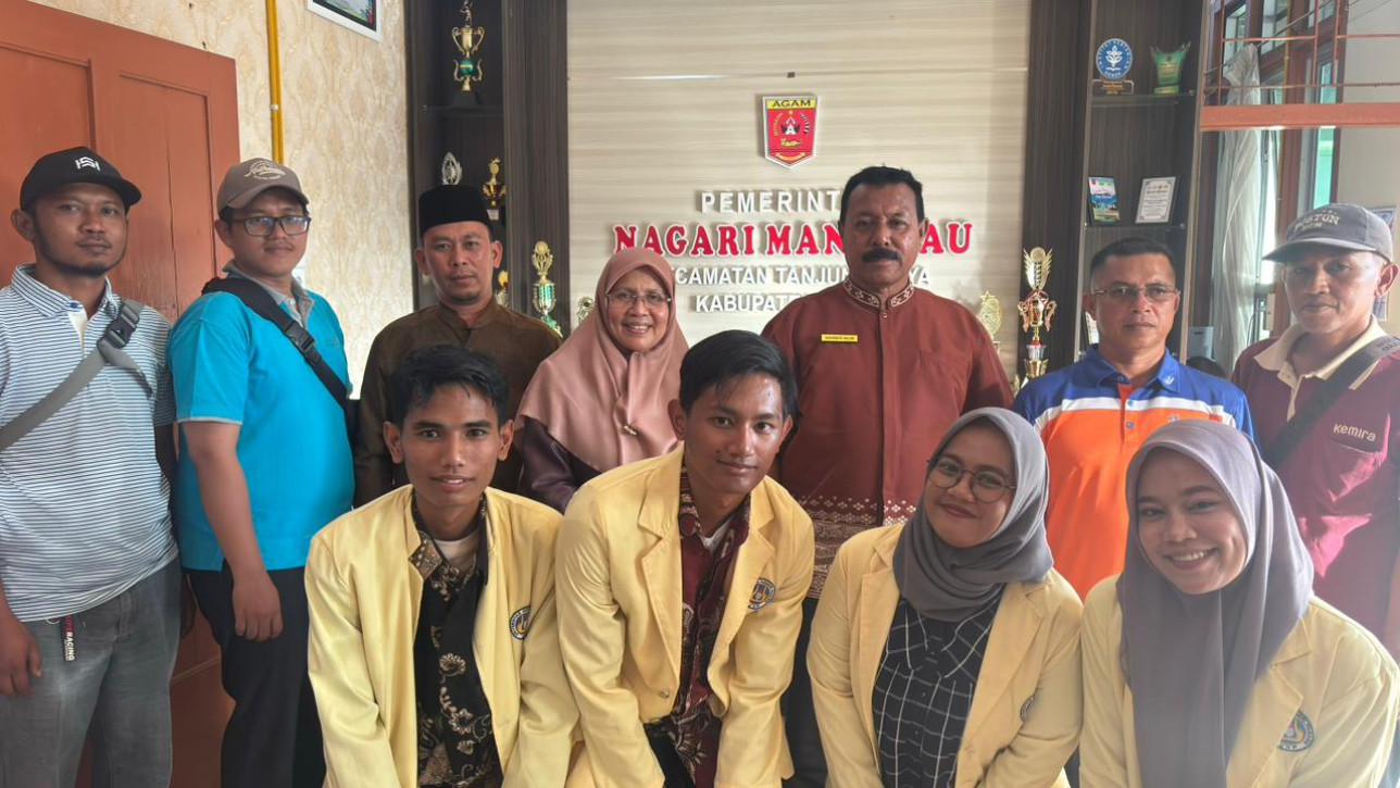 Survei lokasi KKN UNP periode Juli Desember di Nagari Maninjau, Kab. Agam.  DPL: Prof. Dr. Yuliana, S.P., M.Si. (15/06/2025)