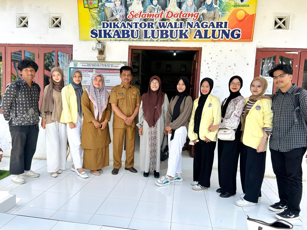 Survey lapangan KKN periode Juli Desember di Nagari Sikabu Lubuk Alung Kec.Padang Pariaman. DPL:  Dr. Erdisna, S.Kom., M.Kom. (29/05/2025)