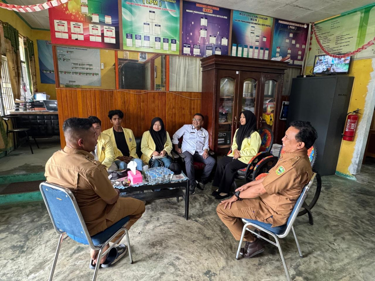 Survey lokasi KKN UNP Januari-Juni 2026 di Nagari Paninjawan, Kab. Solok. DPL: Prof, Aldri Frinaldi., S.H., M.Hum., Ph.D. (05/01/2026)