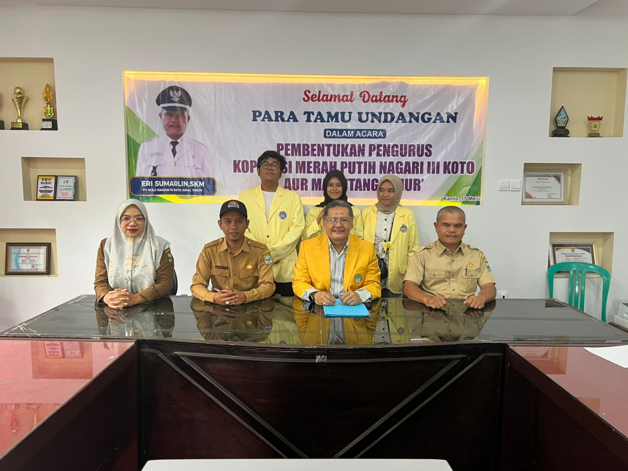Survey KKN periode Juli Desember di Kenagarian III Koto Air Malintang Timur Kab. Padang Pariaman. DPL: Dr. Jonni Mardizal, M.M. (10/06/2025)