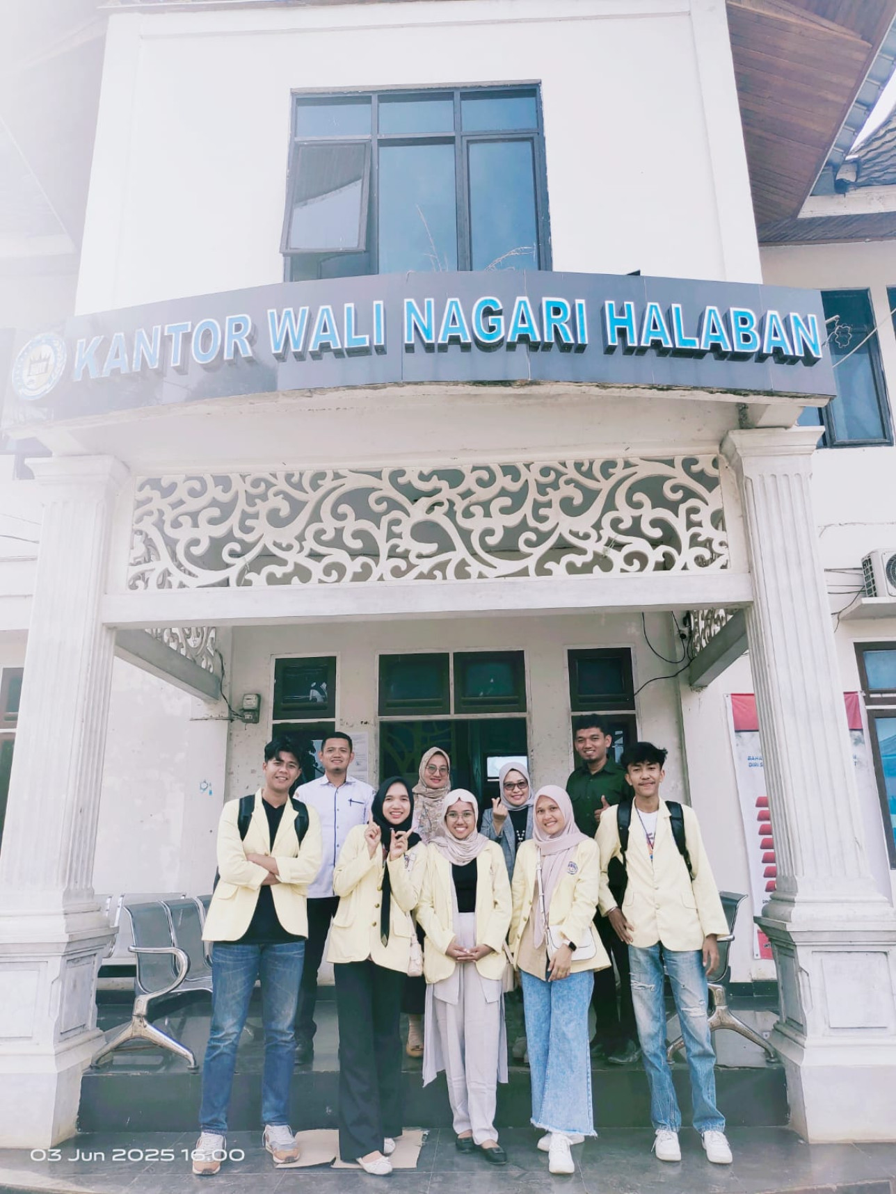 Survey ke lokasi KKN periode Juli Desember di Kenagarian Halaban, Kab 50 Kota. DPL: Dr Ratna Wilis, S.Pd, MP. (03/06/2025)