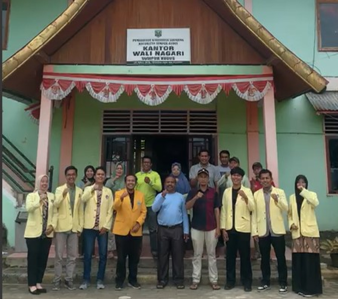 Survei Lokasi KKN periode Juli Desember di Nagari Sumpur Kudus Kab. Sijunjung. DPL: Samuel Martin Pradana, M.Tr.T. (09/06/2025)