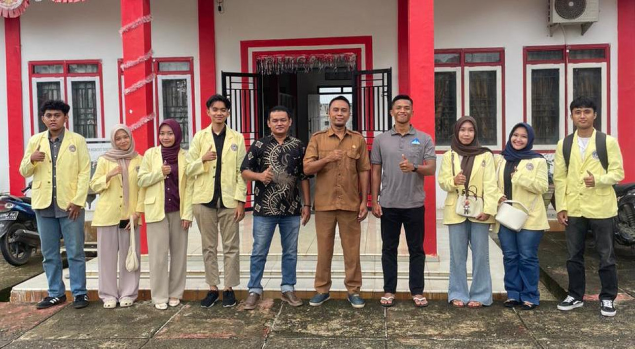 Survey lokasi KKN UNP Januari-Juni 2026 di Nagari Sungai Rumbai Timur, Kab. Dharmasraya. DPL: Dr. Junil Adri, S.Pd., M.Pd.T. (05/01/2026)