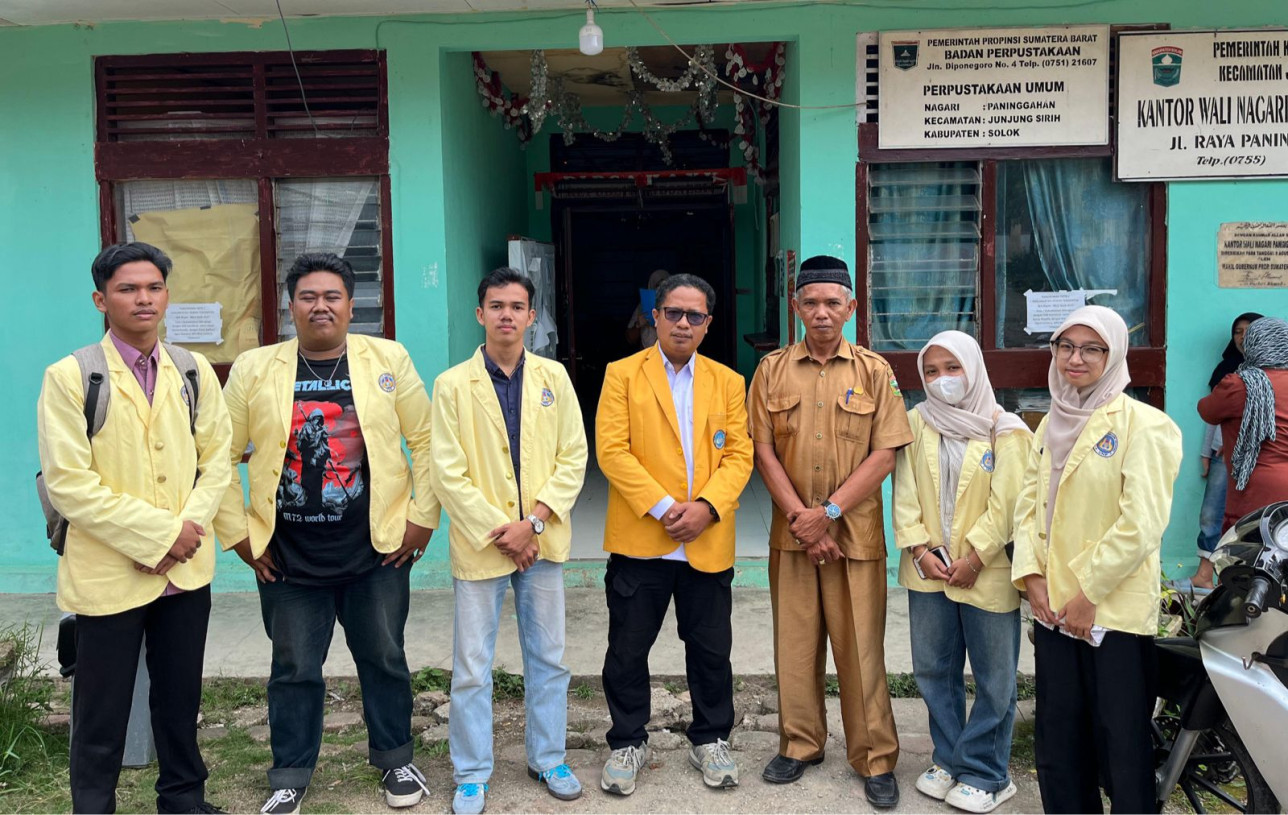 Survey lokasi KKN UNP Januari-Juni 2026 di Nagari Paninggahan, Kab. Solok. DPL: Al Ikhlas. (05/01/2026)