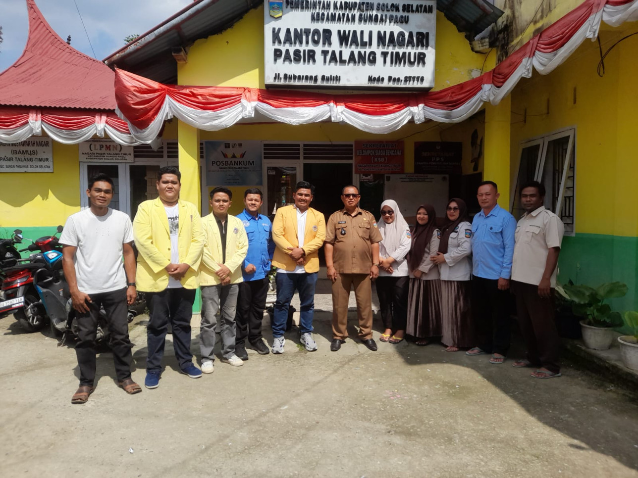 Survey lokasi KKN UNP Januari-Juni 2026 di Nagari Pasir Talang Timur, Kab. Solok Selatan. DPL: Dr. Andri Gemaini, S.Si., M.Pd. (05/01/2026)