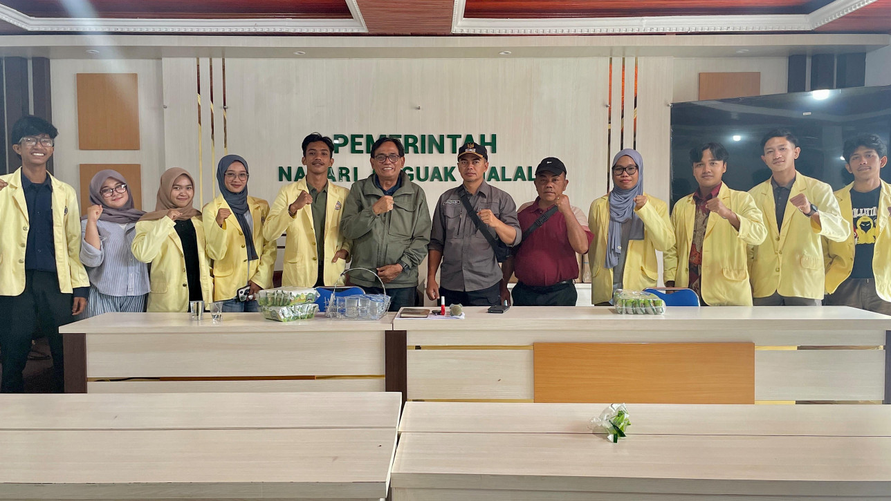 Survey lokasi KKN UNP Januari-Juni 2026 di Nagari Guguak Malalo, Kab. Tanah Datar. DPL: Drs. Esy Maestro, M.Sn. (05/01/2026)