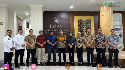 Perkuat Kerjasama HKI, LPPM dikunjungi Kanwil Kemenkumham Sumatera Barat