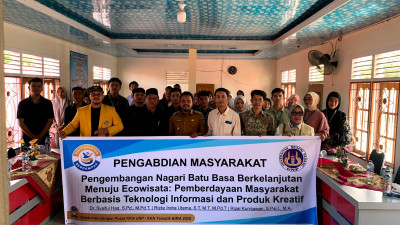 Dosen Universitas Negeri Padang Dorong Nagari Batu Basa Pariangan Jadi Nagari Digital dan Peduli Lingkungan