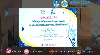 LPPM UNP Menghadiri Seminar Kekayaan Intelektual JICA