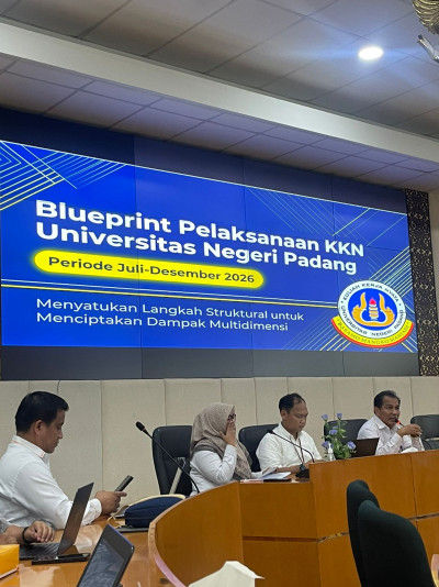 UNP Matangkan Pelaksanaan KKN Juli–Desember 2026: Hampir 5.700 Mahasiswa Siap Mengabdi, KKN Khusus Mentawai Jadi Perhatian Strategis