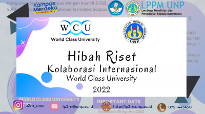 Hibah Riset Kolaborasi International 2022